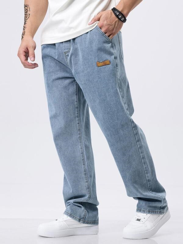 H 1590L Casual pocket denim trousers