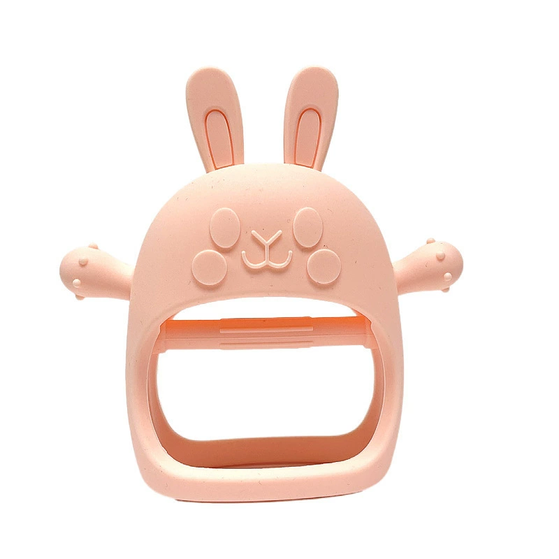 Silicone cartoon teether, children's rabbit for ears, new collection, teething