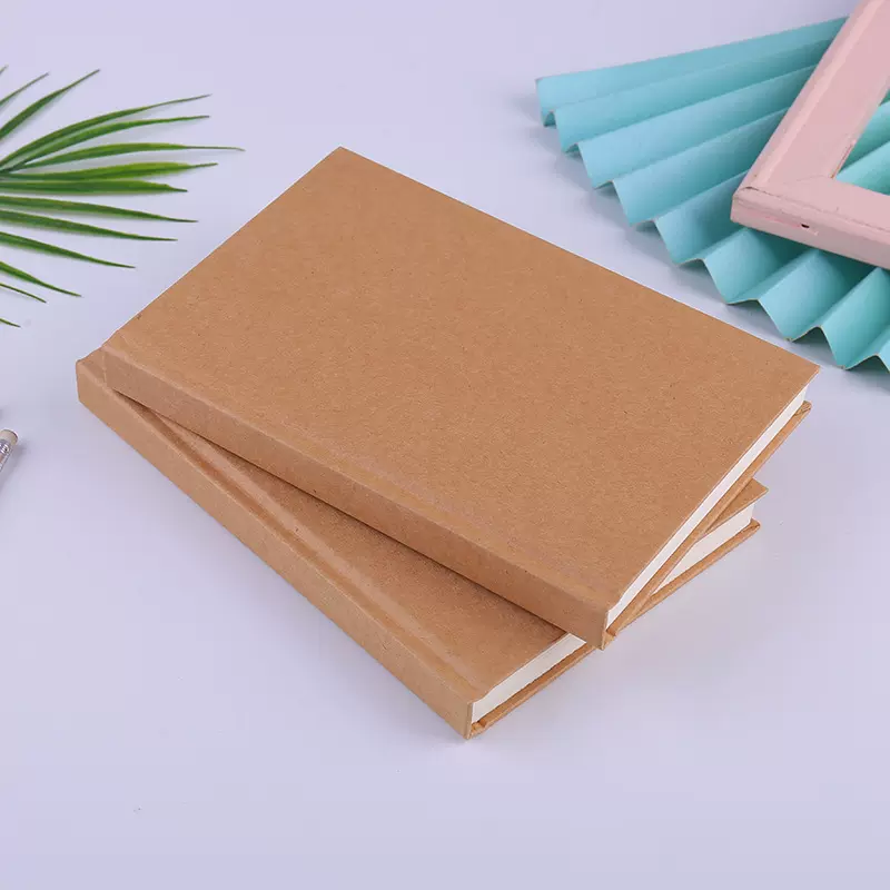 牛皮纸笔记本记线圈车线本批发简约日记本a5记事本笔可制 定