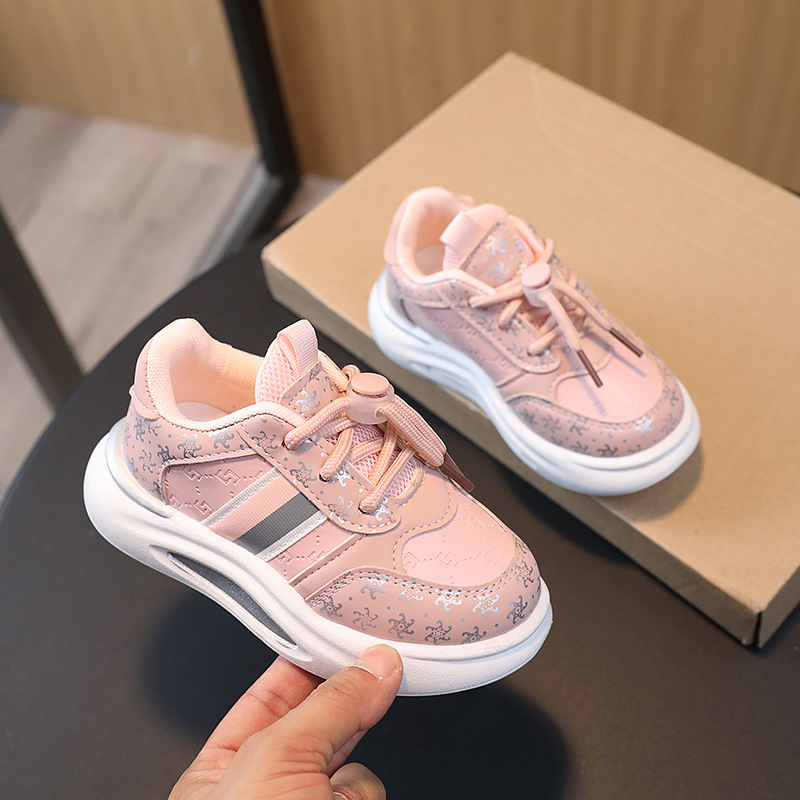 Novo couro infantil sapatos esportivos placa primavera e outono vendas diretas da fábrica ponto comércio exterior_voghion.com