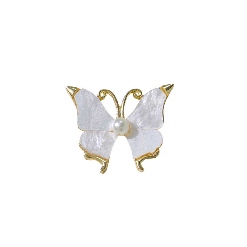 Luxuriöse Schmetterlingsbrosche Für Damen Perlen Schmuck Accessoire_voghion.com