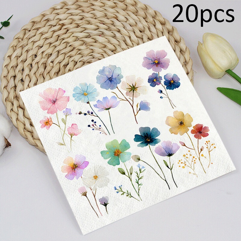 Cross-Border Temu Amazon Printed Tissue Paper Napkins Custom Patterned Party Celebration Square Napkins Manufacturer Wholesale Cross-Border Temu Amazon Printed Tissue Paper Napkins Custom Patterned Party Celebration Square Napkins Manufacturer Wholesale