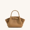 Latte small oily wax leather