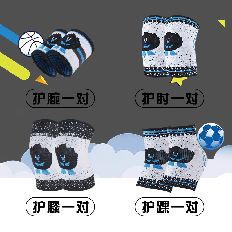 Endurex - Kids Kit - Kids Knee Protector Codo Protector Muñeca Protector Tobillo Anti-caída Riding Running Football