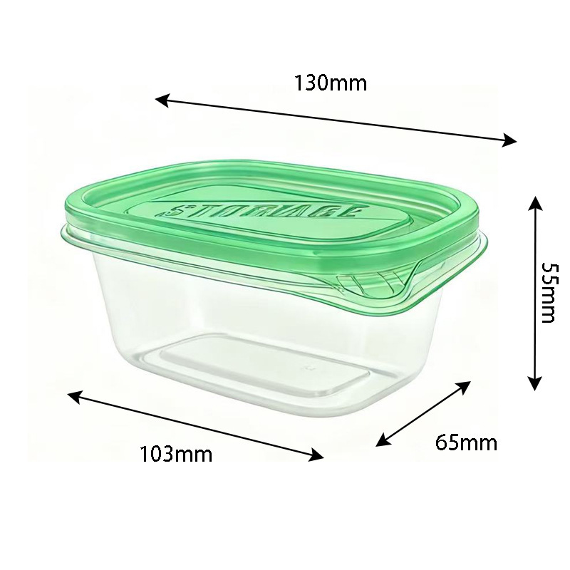 280 ミリリットル使い捨てランチボックスプラスチック蓋付きミルフィーユケーキヨーグルトデザートタロイモボールフルーツボックス|undefined