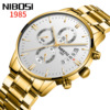 Swiss watch stainless steel, fashionable quartz watches