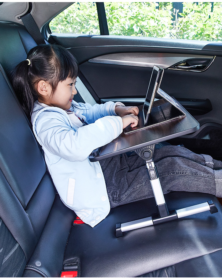 Car-Mounted Folding Small Table, Car Computer Desk, Rear Seat Writing Desk, In-Car Office Desk