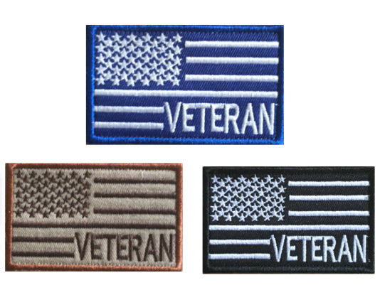 3d刺绣花布贴魔术户外用品亚马逊包配刺绣花布贴胸条臂章魔