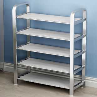 Stainless Steel Shoe Rack Thickened and Dustproof Dormitory Household Economical Internet Celebrity Dormitory Storage Multi-Layer Manufacturer
