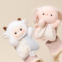 豆袋安抚玩偶小羊公仔捏捏陪伴手偶毛绒玩具娃娃儿童生日礼物女生