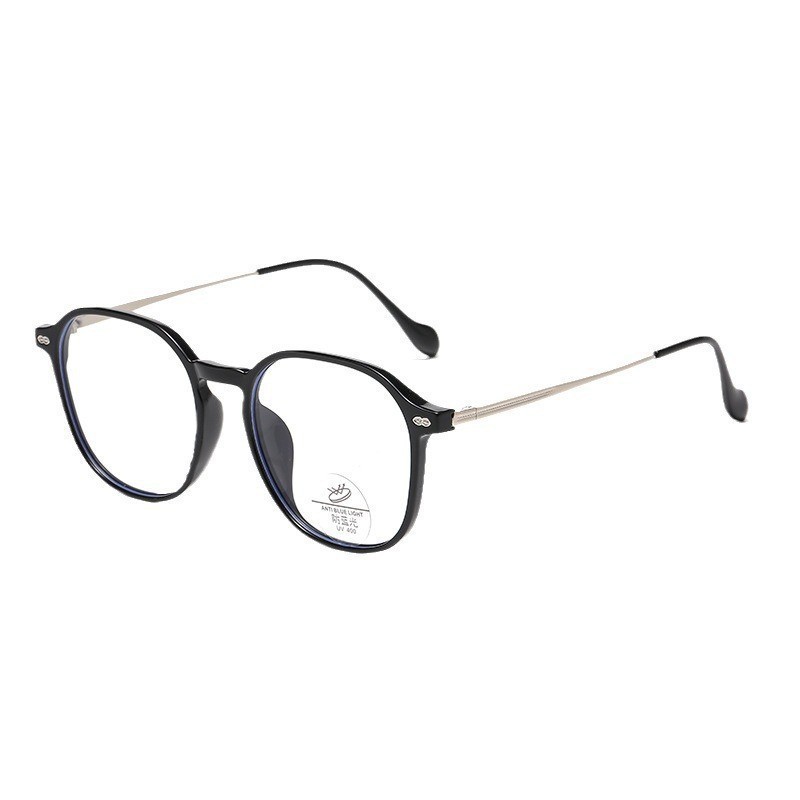 新型超軽量素顔黒枠老眼鏡高級老人防ブルーライト高精細眼鏡ファッション大枠高級花鏡|undefined