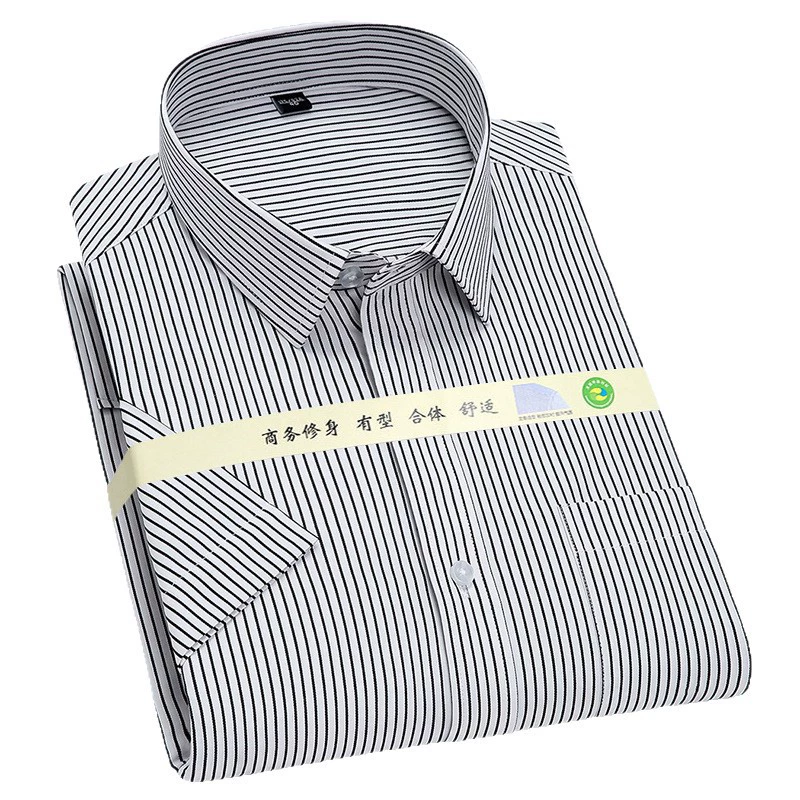 金盾 Blue summer shirt for leisure