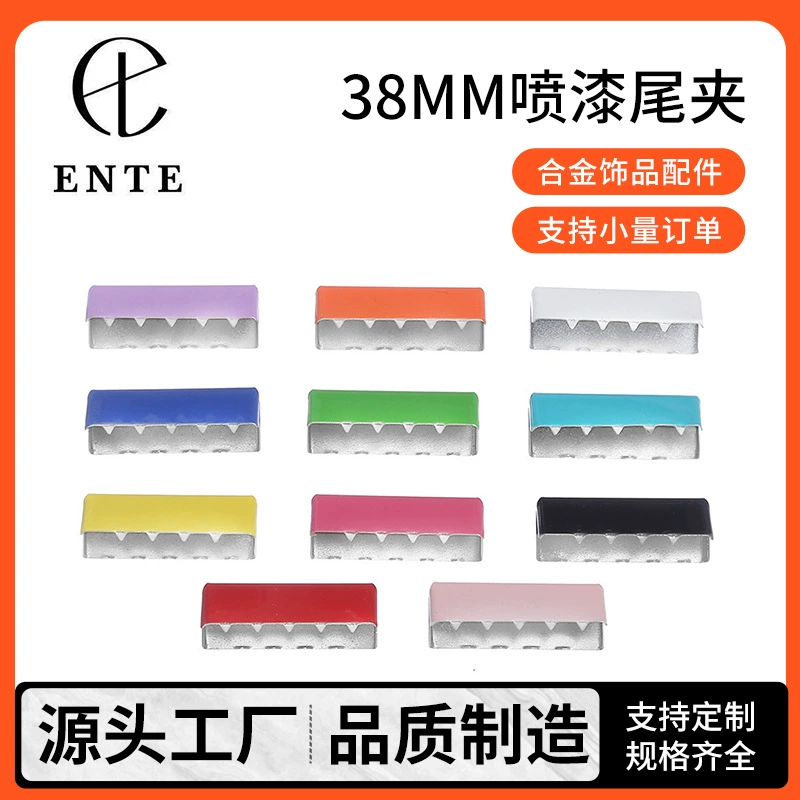 38 мм цветная краска для выпечки заколка для волос боковая сторона diy ювелирные аксессуары ручной работы