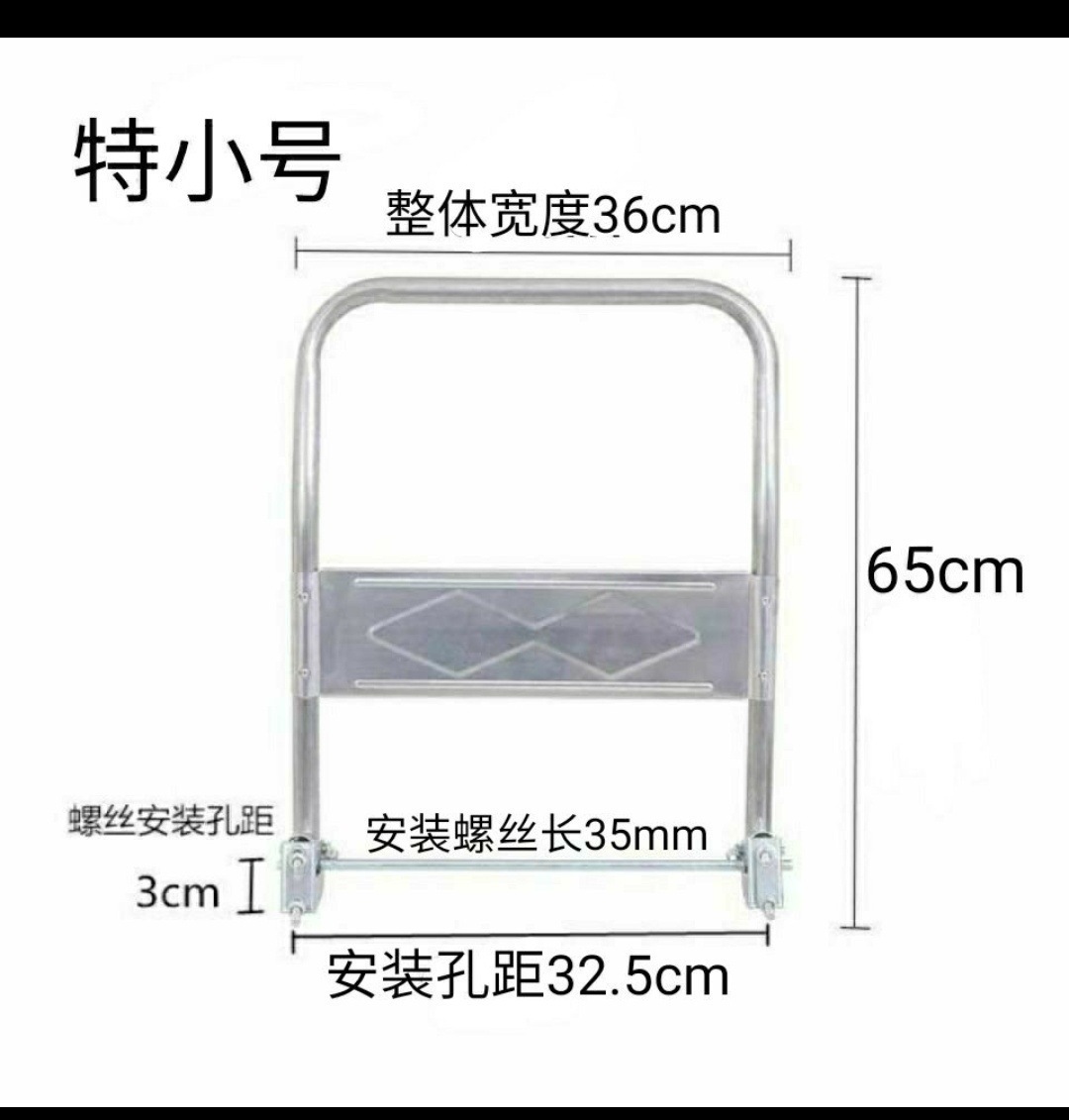 El grosor de la pared del mango de tamaño pequeño es de 1,5 mm