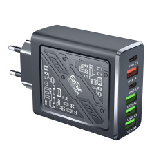 多接口手机充电器2Type-c 双PD+4USB旅行充 3.1A 充电头 跨境批发