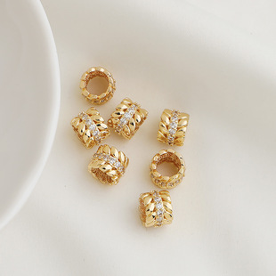 14K����ɫ�ʯ�����׸��� �A����ë���龎�K���� diy�Ʒ���