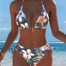 �W�����wӾ��Ů�Ը�ˮ��ӡ��ϵ�����Ǳ��Ȼ���bikini�羳Ӿ��Ů
