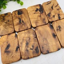 百年雷击老枣木无事牌木料手把件料雷纹木牌子料平安牌雷击枣木