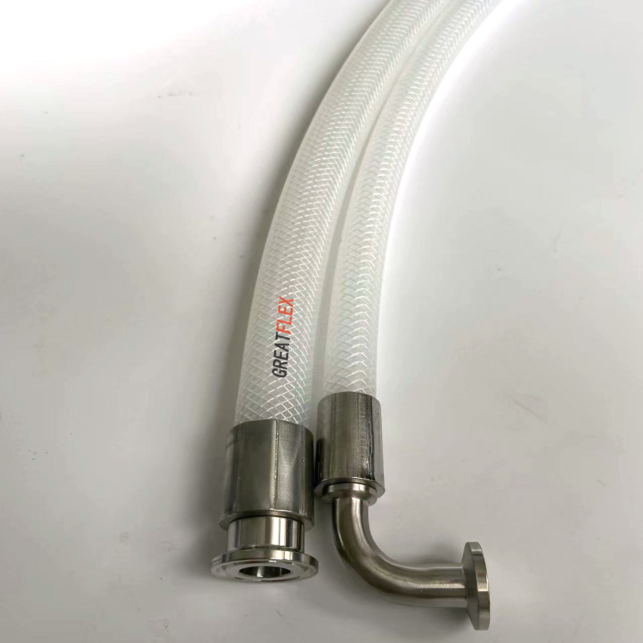 GREATFLEX食品级进口透明编织硅胶管网纹管厂家BP20