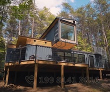 钢结构集装箱改造房屋别墅酒店民宿住宿售楼处阳光房设计施工安装