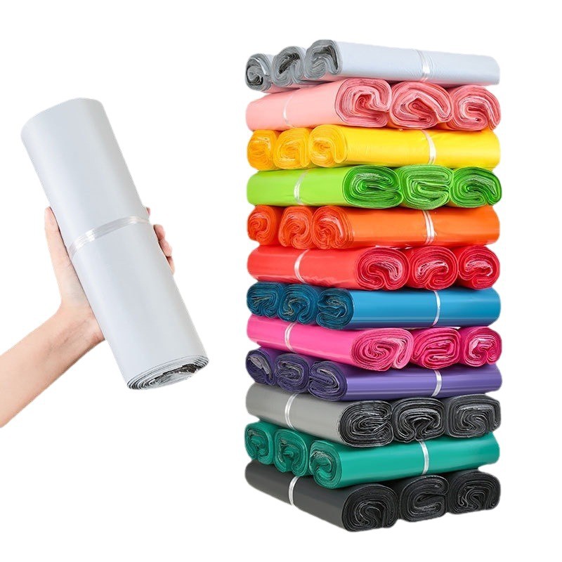 Bolsa express de color bolsa de destrucción impermeable gruesa bolsa de embalaje SF blanca gran cantidad personalizada al por mayor