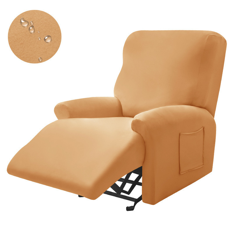 Waterproof milk silk Chivas elastic sofa cover full package first grade split Chivas electric reclining chair cover - 7