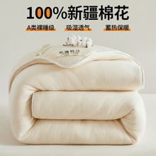 新疆棉花被棉胎长绒棉加厚冬被子纯棉絮单人床垫褥子保暖学生被