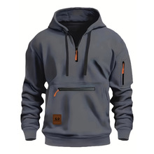 Y 19882 Multi-pocket hoodie ��ڴ����¿羳����ͨ��