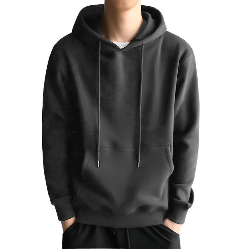 Korean Style Autumn and Winter New Hooded Sweatshirt Men's Heavy fleece-lined Thickened Loose Fashionable Long Sleeve Jacket Trendy Korean Style Autumn and Winter New Hooded Sweatshirt Men's Heavy fleece-lined Thickened Loose Fashionable Long Sleeve Jacket Trendy