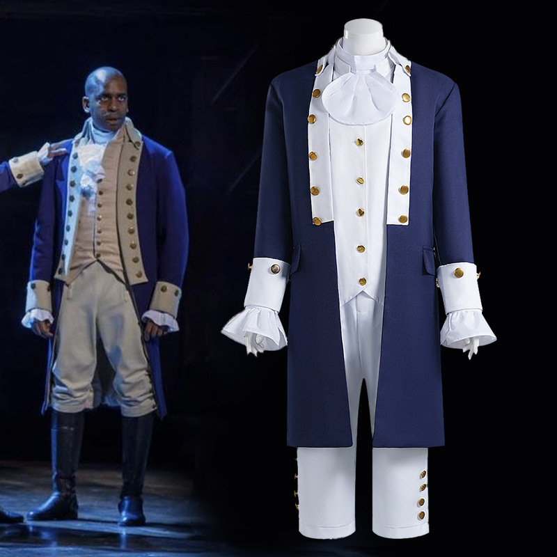 Halloween Carnival Medieval Prince Costume Alexander Hamilton Rock Concert Costume