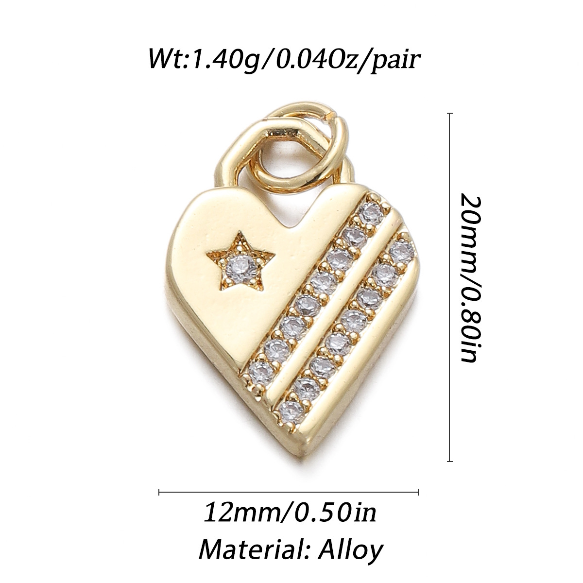 8g Weight Pendant, Chain Jewelry Making Type Zircon Inlay Material DIY Jewelry Accessories Classification 1 Piece Quantity Copper Material Geometric, Star, Moon Pattern Plating, Inlay Design Simple Style Style 1 Piece Copper Zircon Geometric Star Moon Pendant Chain 2