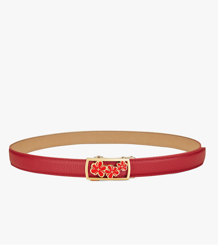 Thắt lưng nữ da bò thật khóa tự động phong cách Hàn Quốc — 120cm, 100cm, 110cm, 115cm chi tiết 10