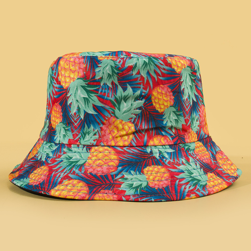 Unisex Cute Cartoon Fruit Watermelon Flat Eaves Bucket Hat display picture 2