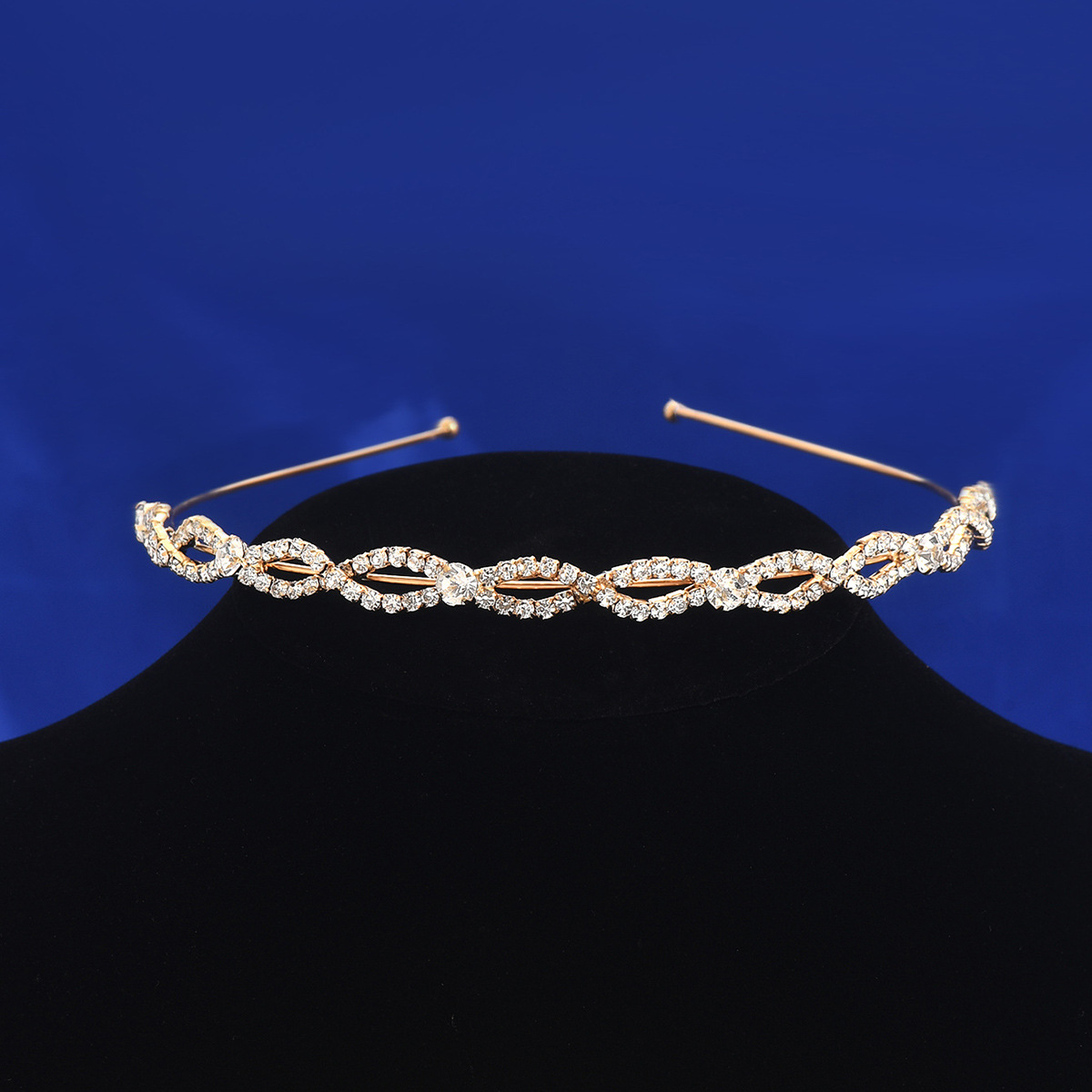 Retro francés perla cabello de mujer diamante metal coreano cabello de diamante ojo cruzado cabello de hadas super hadas joyas de cabello