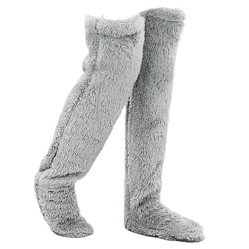 Autumn/Winter Cross-border Amazon Independent Station Teddy Bear Floor Socks Knee-high Socks Warm Knee Warmers Long Socks for Girls