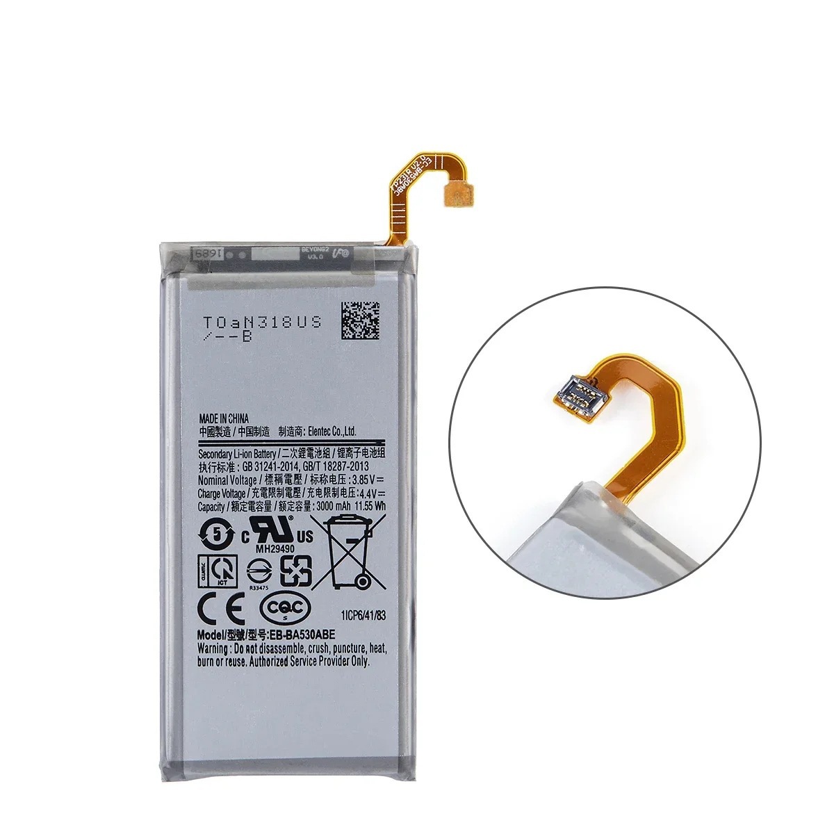 Nueva batería EB-BA530ABE 3000mAh para Samsung Galaxy A8 2018 A530 herramienta de envío image 5