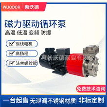 供应MDW不锈钢卧式高温磁力启动循环水泵4KW变频电机防爆热油泵