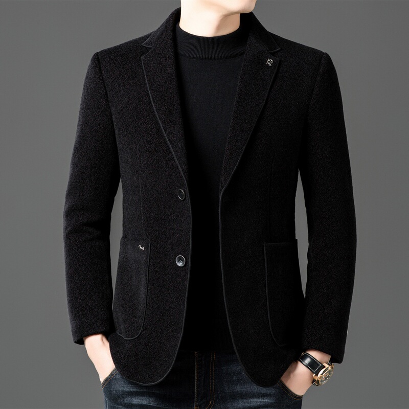 2025 Autumn New Fashion Casual Short Suit for Middle-Aged Men, Versatile Korean Style Jacket, Men's Top Wholesale 2025 Autumn New Fashion Casual Short Suit for Middle-Aged Men, Versatile Korean Style Jacket, Men's Top Wholesale