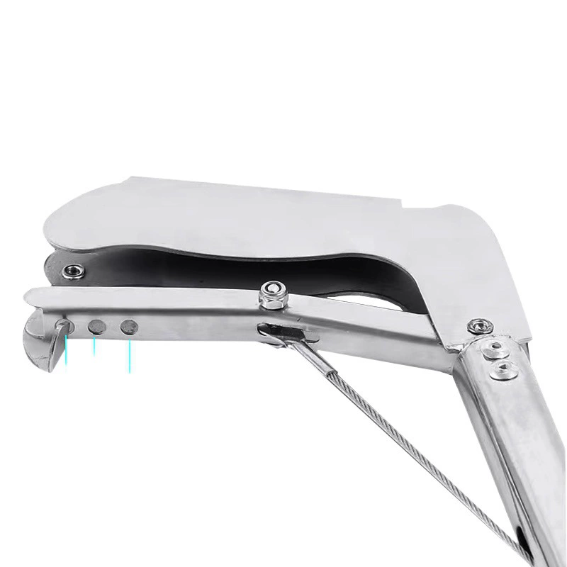 Зажим моноптера из нержавеющей стали Зажим для ловли змей Морской дополнительный зажим Многофункциональный зажим Зажим из нержавеющей стали Инструмент для ловли моря Противоскользящее оборудование