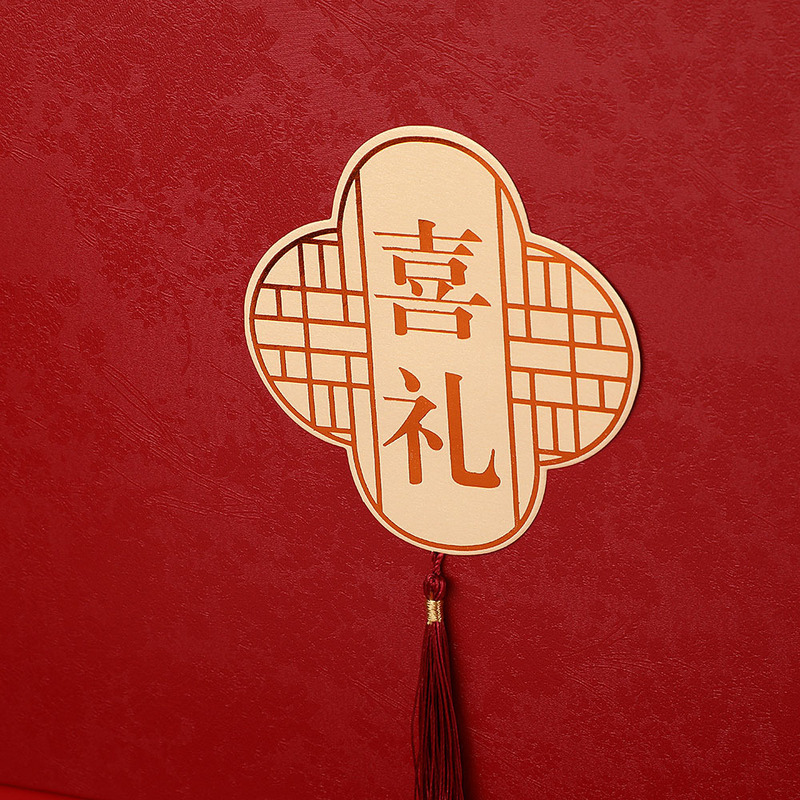 高级感中国风喜糖盒糖果盒酒桌分礼婚庆宴席回礼礼盒手提糖盒批发|undefined