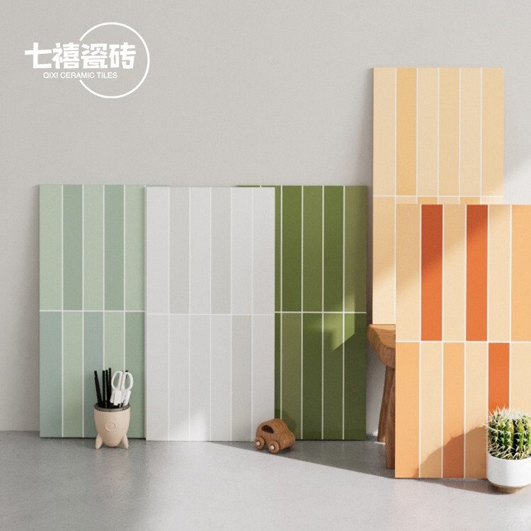 Nordic modern Net red soft light gradient Plaid brick 300X600 bathroom tile kitchen bathroom wall tile porcelain