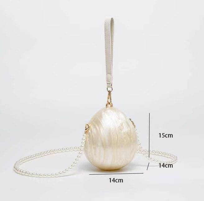 540g Weight Cotton Lining Material Magnetic Buckle Closure Type Single Shoulder Strap, Top Handle Strap Type Evening Bag Bags Type Club, Party Occasion Acrylic Material Heart Shape, Bow Knot Pattern All Seasons Season Women's Gender Elegant Style Square, Oval Shape Arylic Heart Shape Bow Knot Square Oval Evening Bags 10