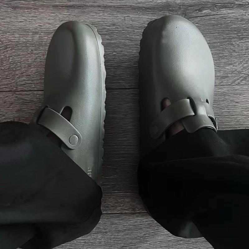 Birkenstock バオトウ スエード レイジー スリッパ メンズ BK サマー スリッポン 調節可能なビーチ アウトドア フラット サンダル レディース|undefined