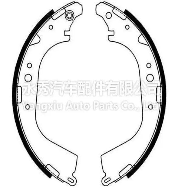 k2305酸洗板刹车蹄，工厂现货，可定制，专业外贸型号