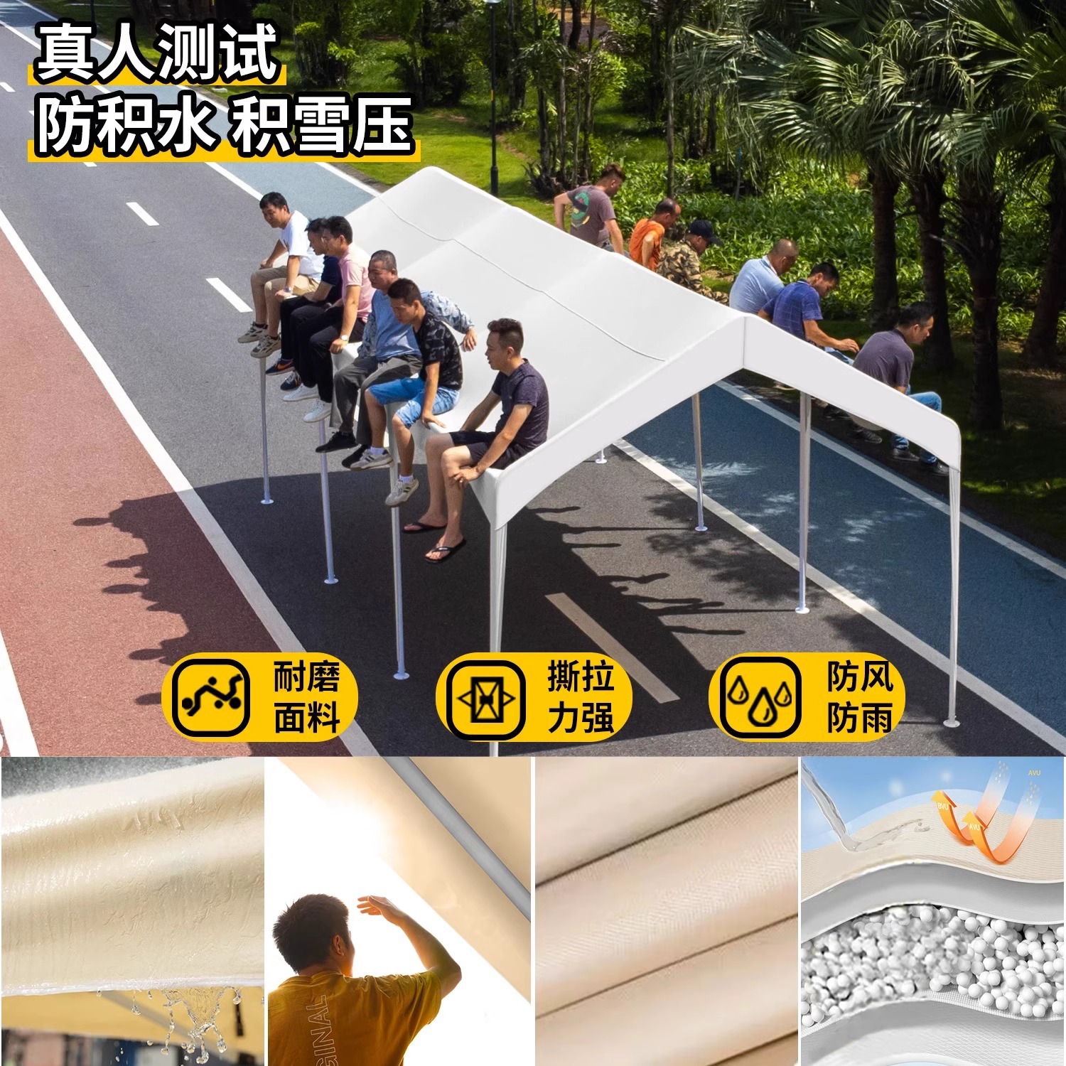 Puesto al aire libre, tienda de mercado, tela superior, protección solar para automóviles, toldo, publicidad, logotipo personalizado, mercado nocturno, superficie de lona de celebridades de Internet