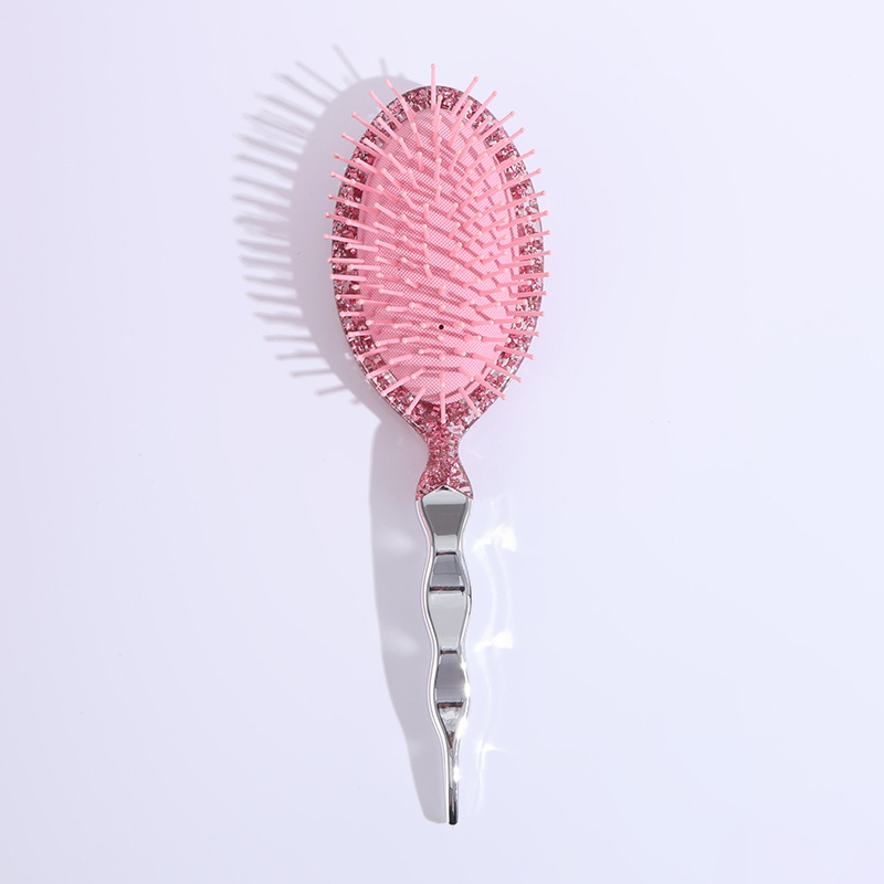 新しいマルチカラーオプションのスムーズヘアエアクッションコームマッサージふわふわスタイリングコームウェットとドライの両用ヘアスタイリングコーム|undefined