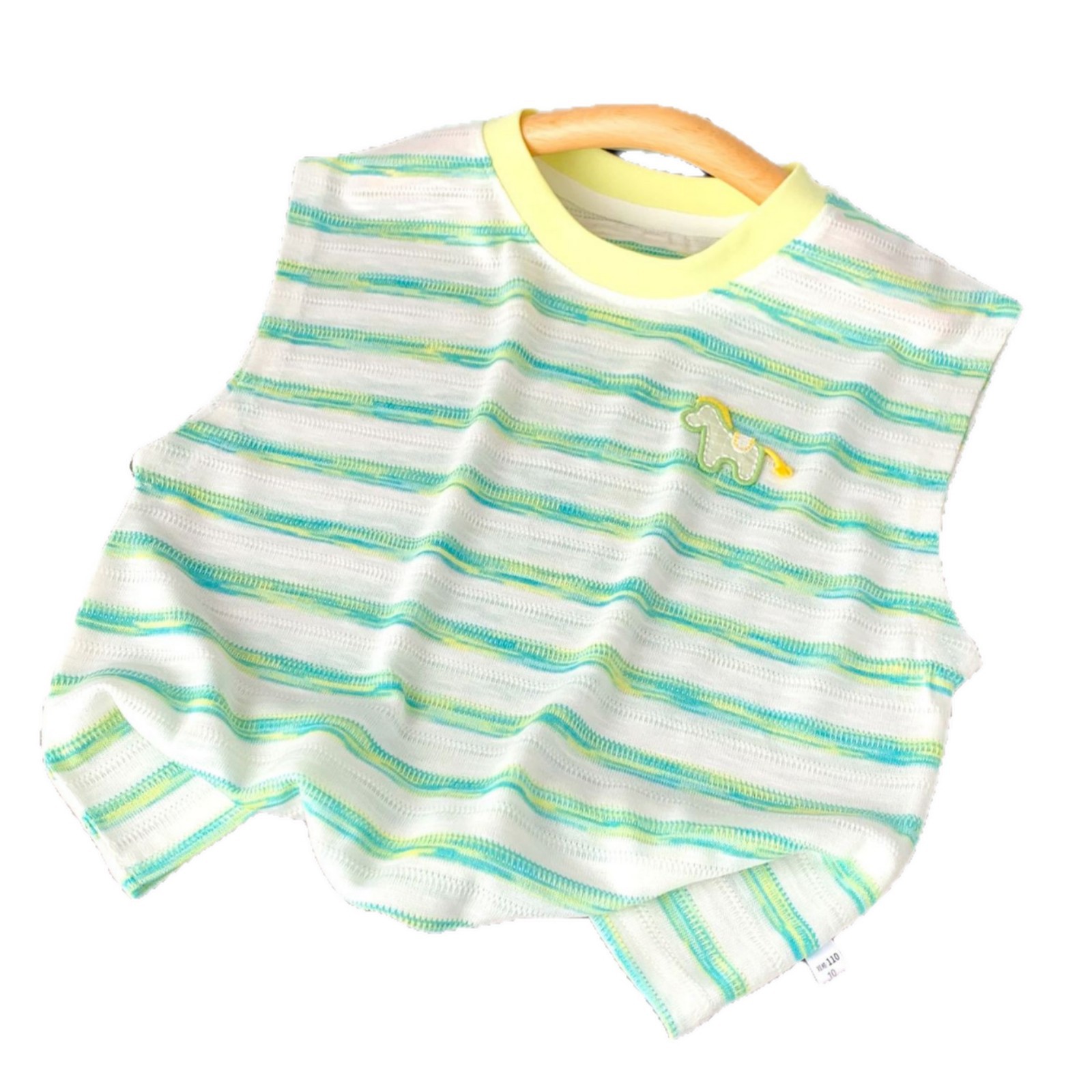Chaleco de verano para niños, chaleco a rayas, nuevo chaleco de cuello redondo para niños, camiseta de bebé sin mangas, ropa de verano para niños