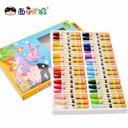 Watermelon Taro safe and easy to wash 36-color hexagonal oil pastels RO66691-4 children's color painting crayons