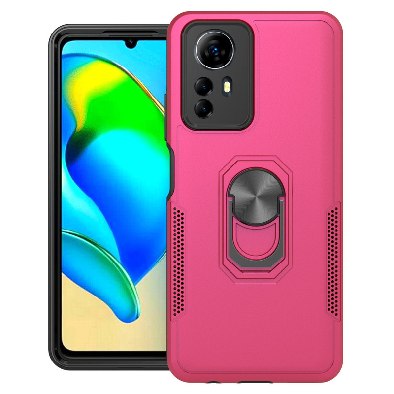 Foreign trade mobile phone case for MOTO EDGE 50 Fusion transparent two-in-one business style bracket explosions