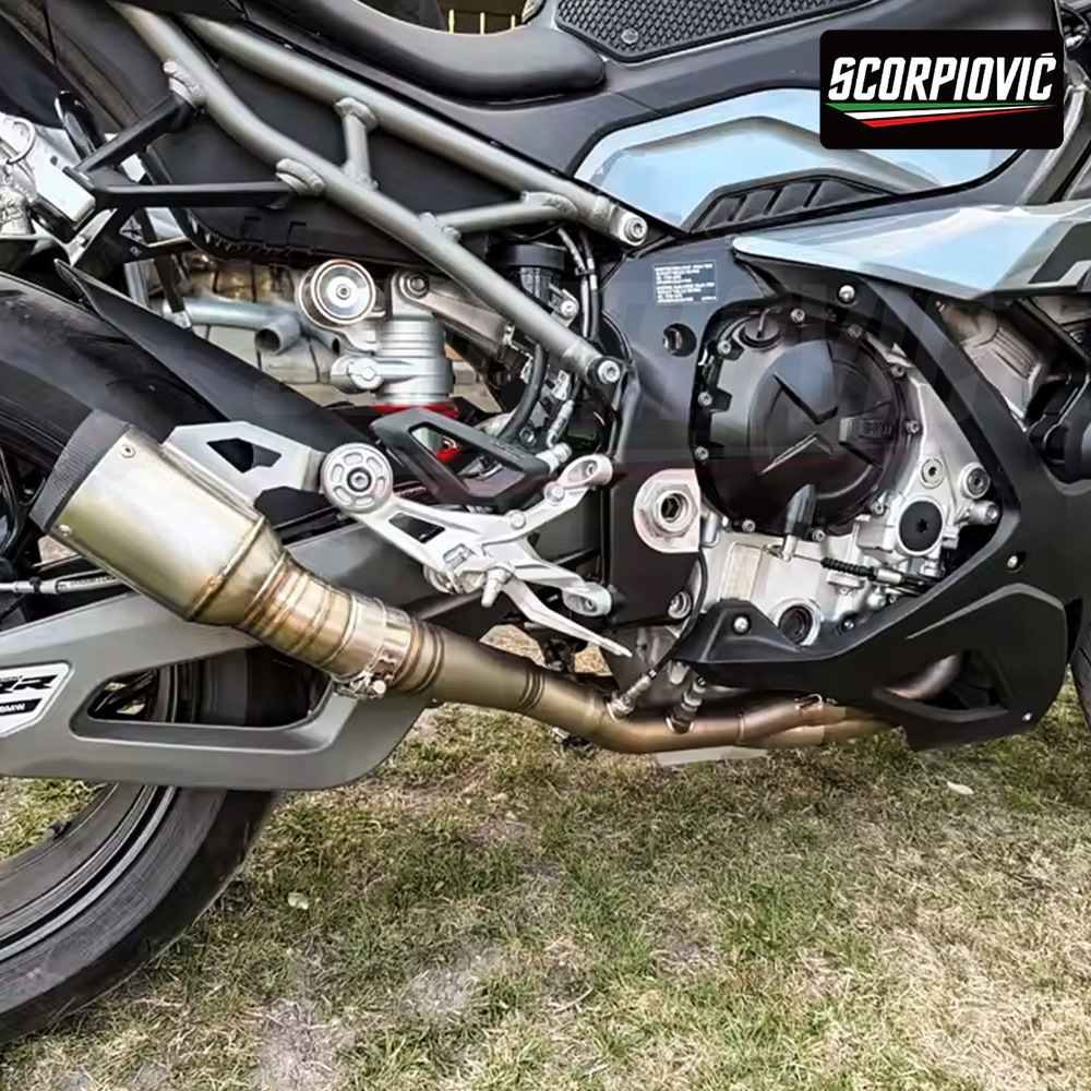 Non-destructive installation of S1000RR special stainless steel titanium alloy front section motorcycle locomotive modification 2019-2023